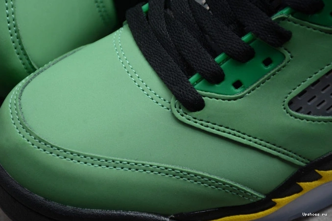 Air 5 Jordan 454803-535 Retro Oregon Ducks 0713